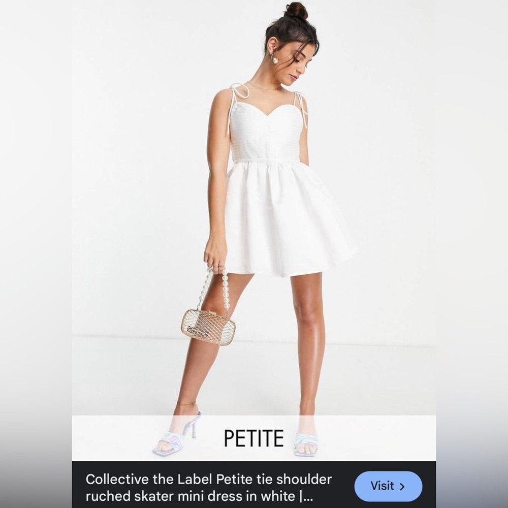 Collective 🤍 dress mini